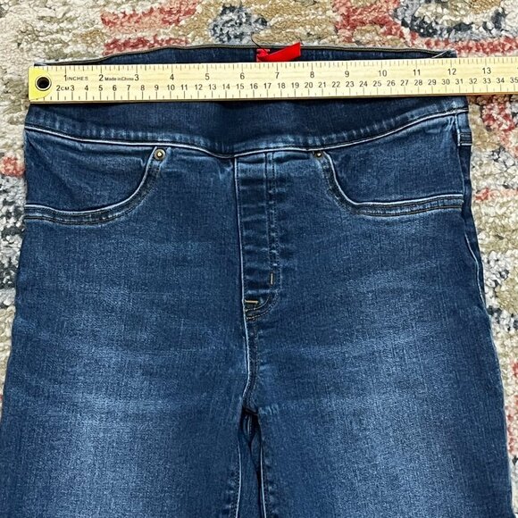 Spanx Distressed Ankle Skinny Jeans Medium Wash Small - Picture 4 of 8